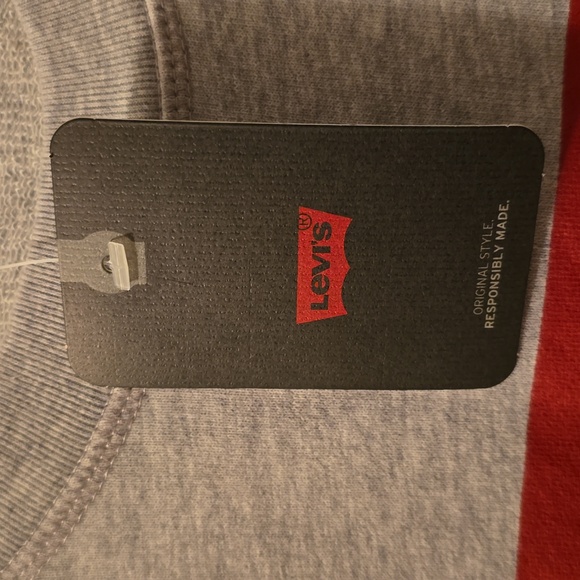 LEVIS BRAND SIGNATURE WOMEN'S GRAY SWEATSHIRT SIZE XL - Picture 8 of 14